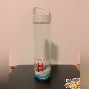 Starbucks “You are Here” Collection, San Francisco Glass Water bottle !